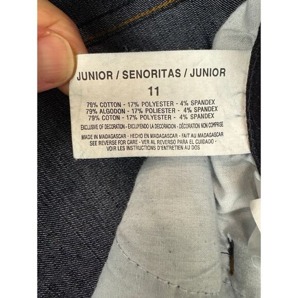 Vintage Y2K Low-Rise Jeans Flare Butterflies L.e.i. Ashley Trouble Size 11 - Picture 9 of 10